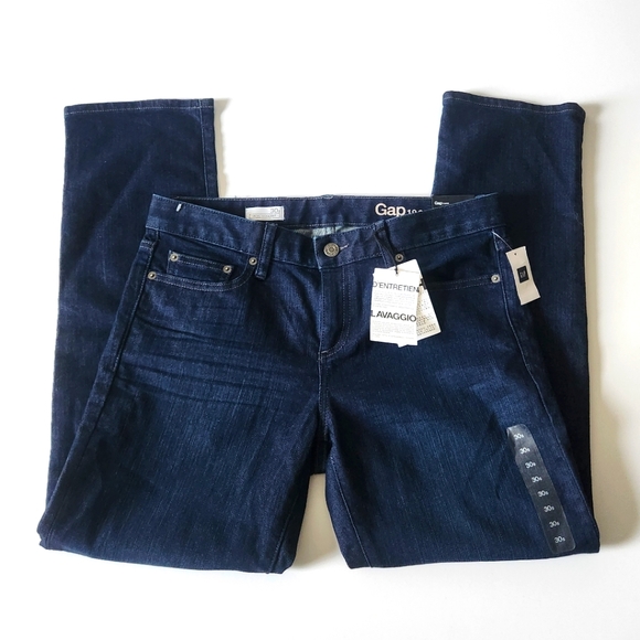 GAP Denim - Gap women's real straight size 30S low rise stretch jeans